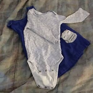 Baby girl onesie with dress